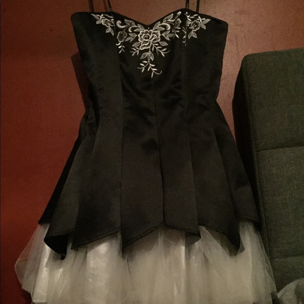 Strapless Rose Corset Dress